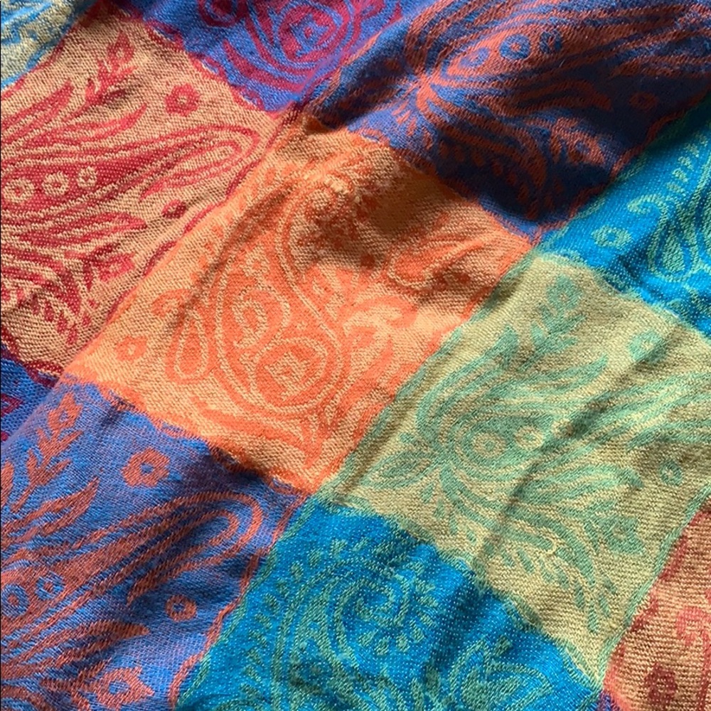 Multi-color pashmina - Picture 2 of 2